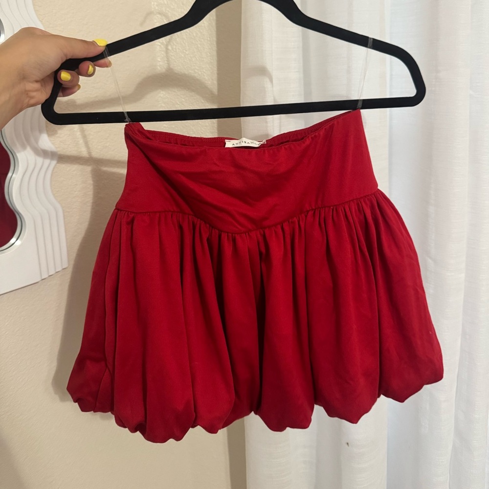 Elegant Red Women's Skirt